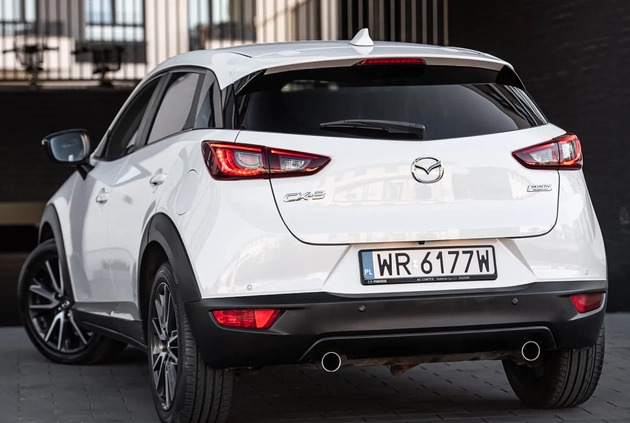 Mazda CX-3 cena 68900 przebieg: 102000, rok produkcji 2018 z Radom małe 562